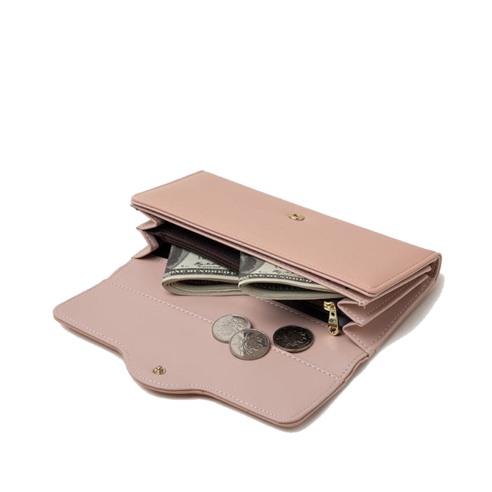 Ottilie – Elegantes Trifold Portemonnaie mit Münzfach