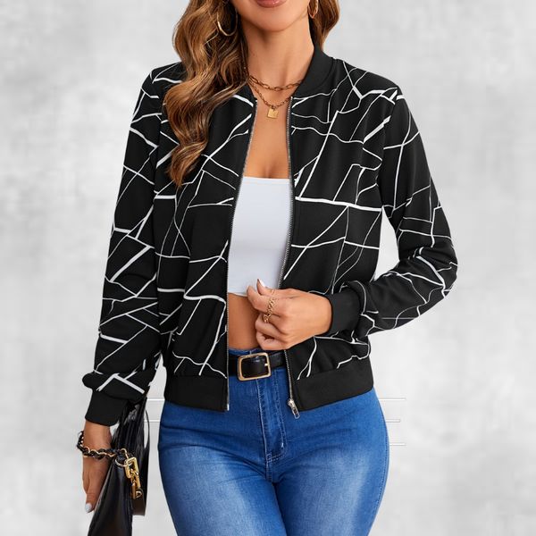 Carly – Geometrische Jacke