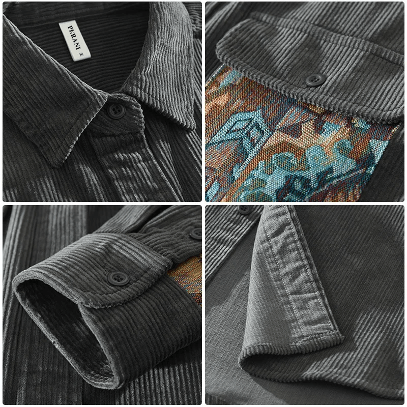 Percival - Two Pockets Langarmhemd