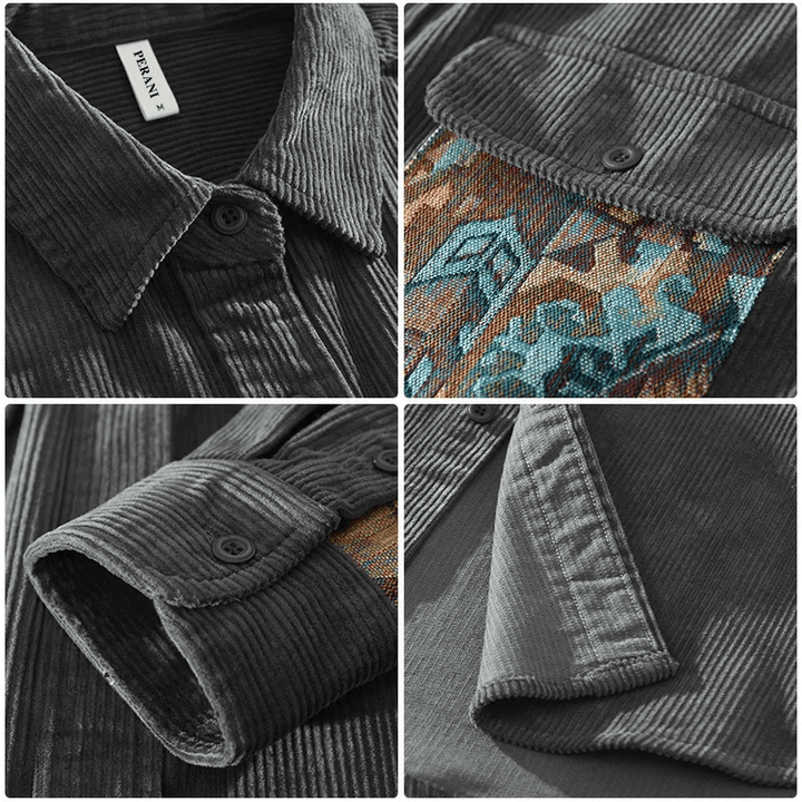 Percival - Two Pockets Langarmhemd