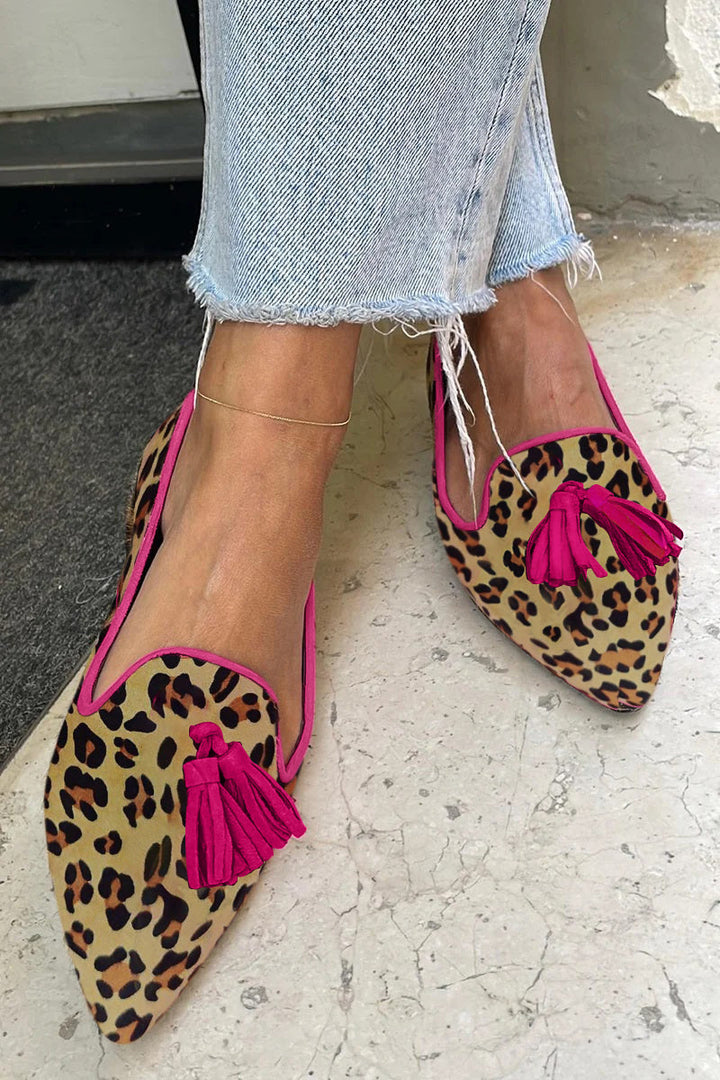 Asma™ – Flache Schuhe mit Leopardenmuster