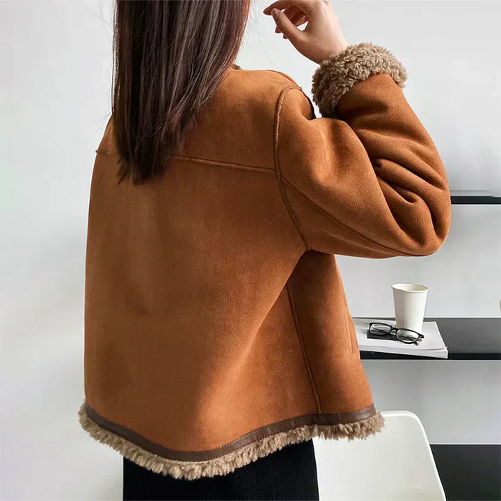 Lila - Shearling Jacke