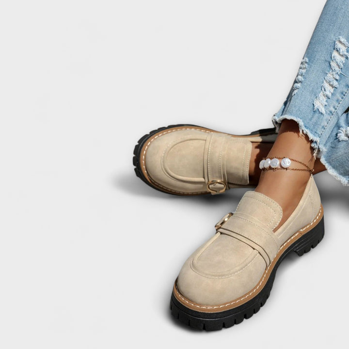 Lora – Casual Loafers mit runder Spitze