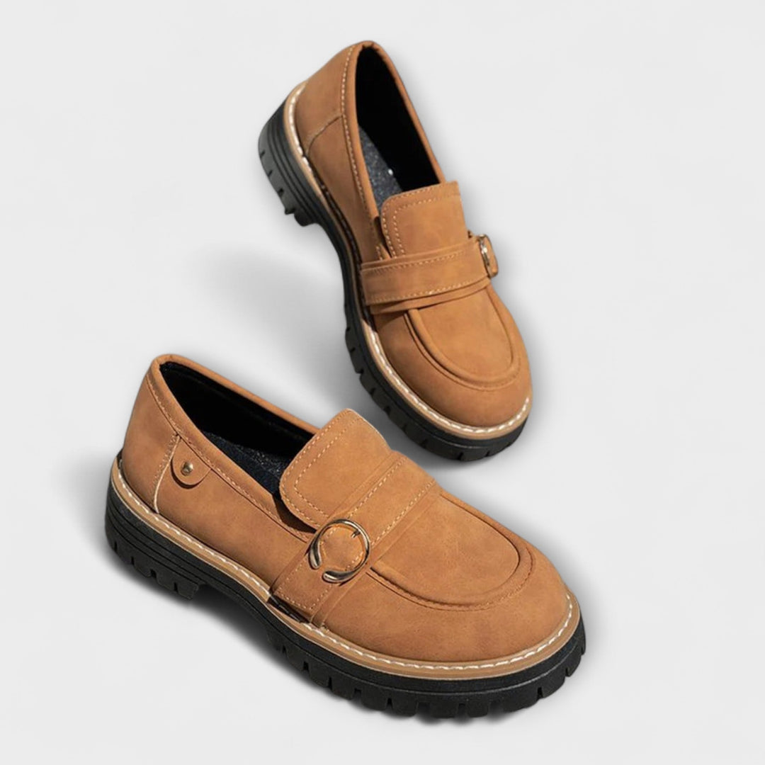 Lora – Casual Loafers mit runder Spitze