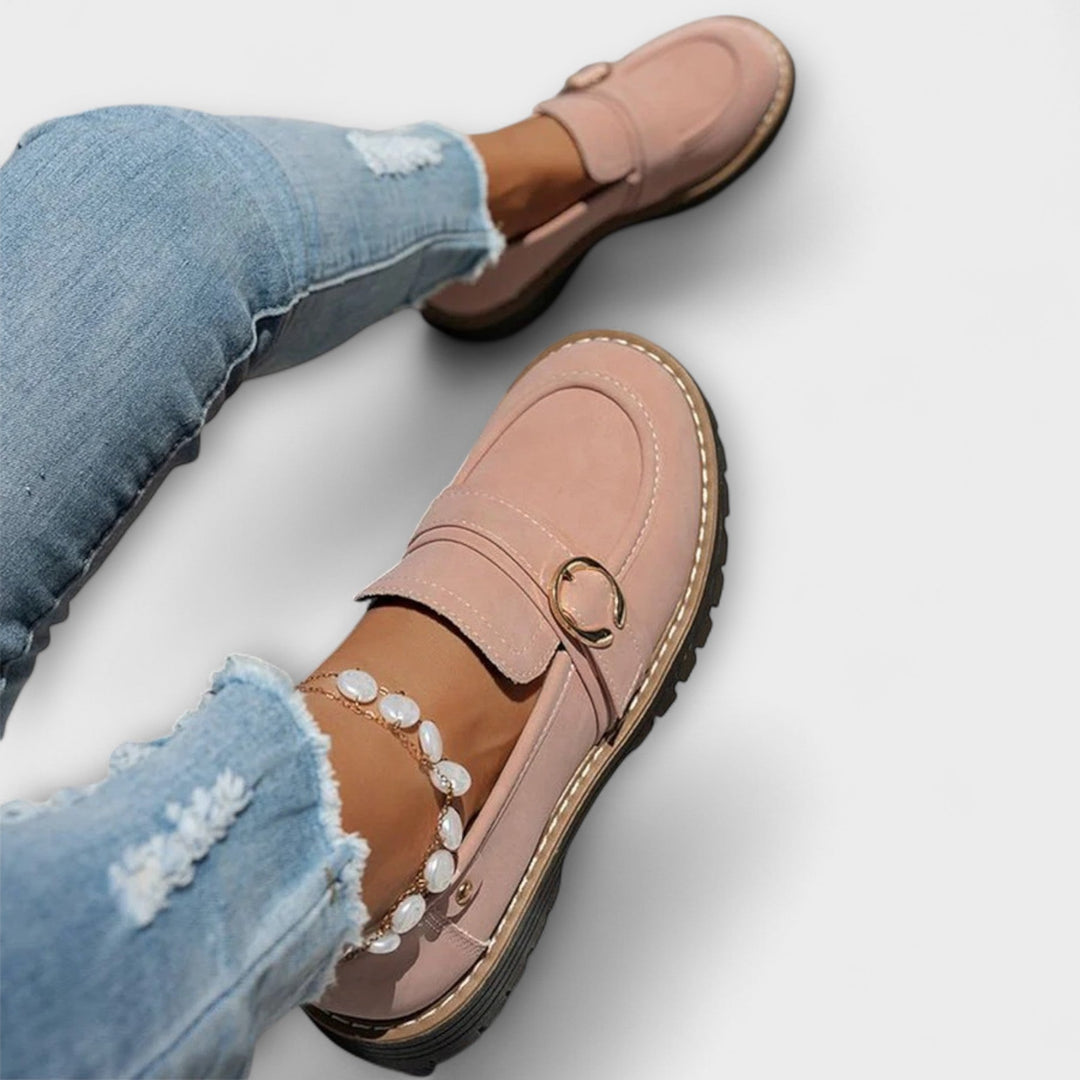Lora – Casual Loafers mit runder Spitze