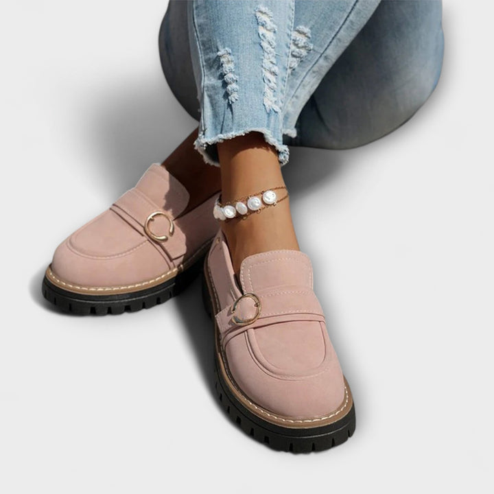 Lora – Casual Loafers mit runder Spitze