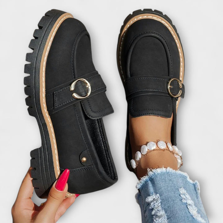 Lora – Casual Loafers mit runder Spitze