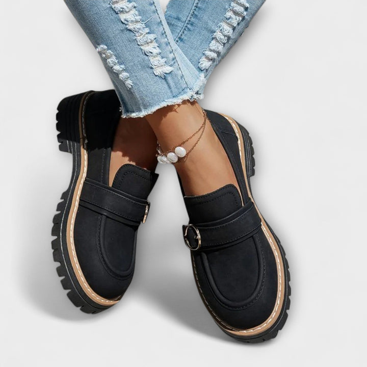 Lora – Casual Loafers mit runder Spitze