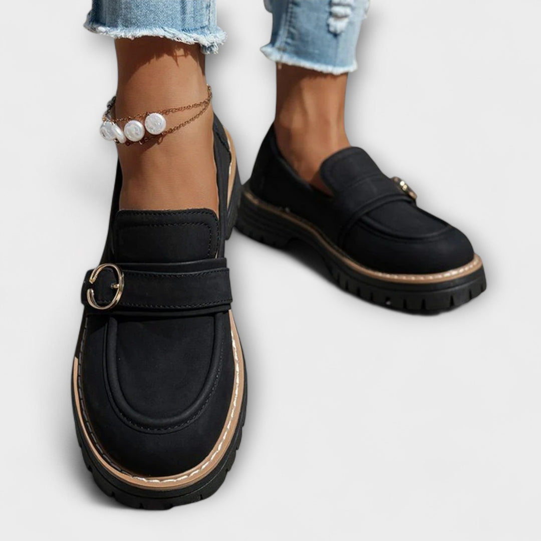 Lora – Casual Loafers mit runder Spitze