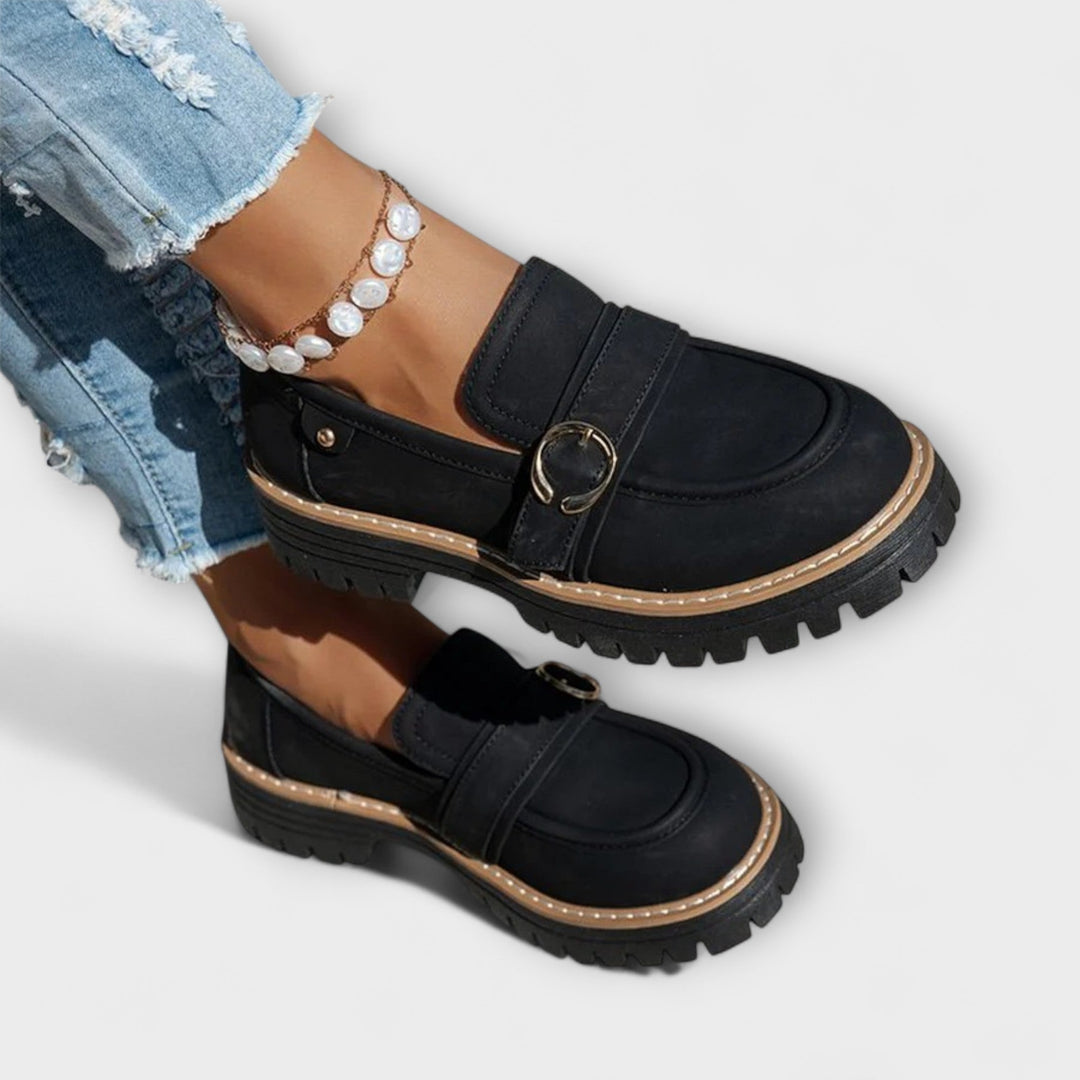 Lora – Casual Loafers mit runder Spitze