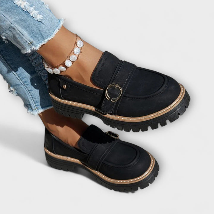Lora – Casual Loafers mit runder Spitze