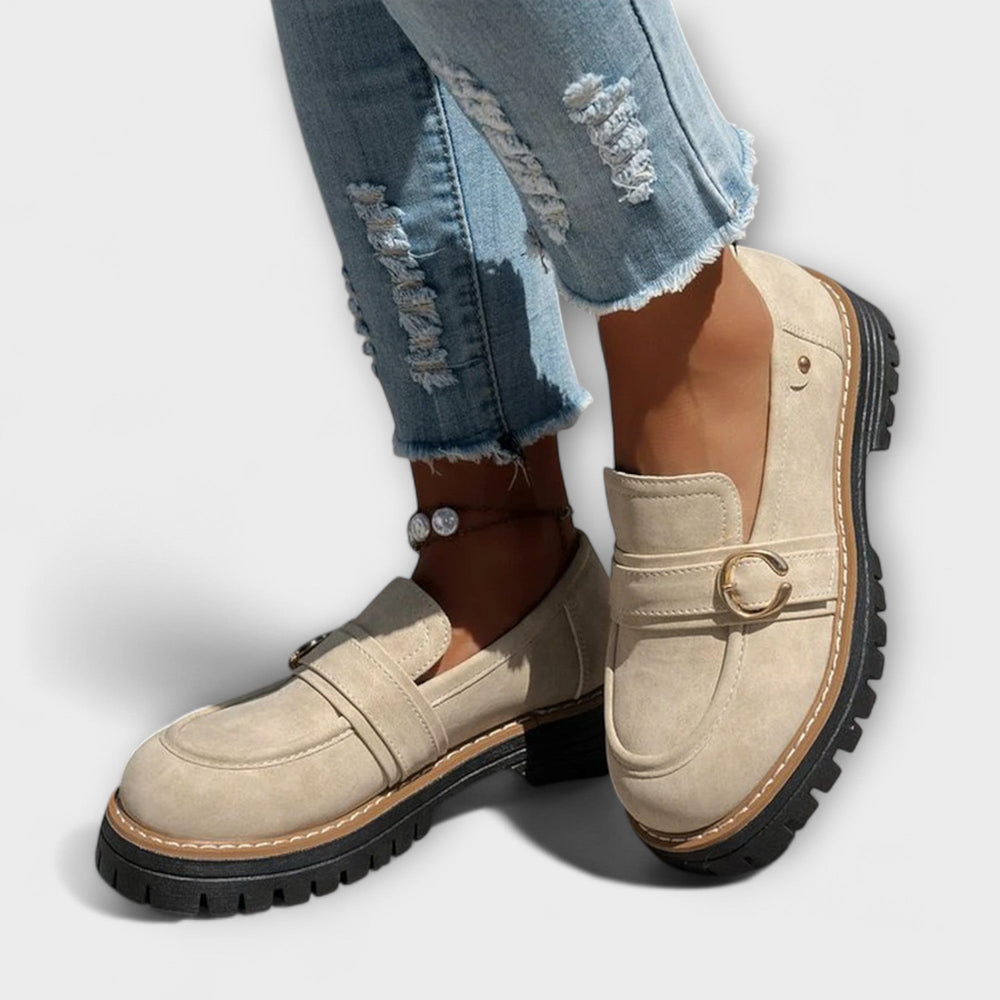 Lora – Casual Loafers mit runder Spitze