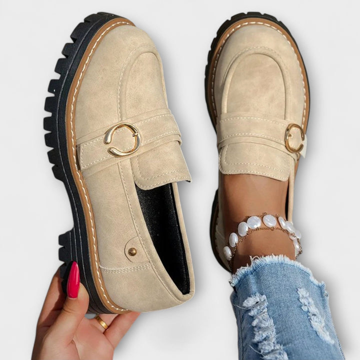 Lora – Casual Loafers mit runder Spitze