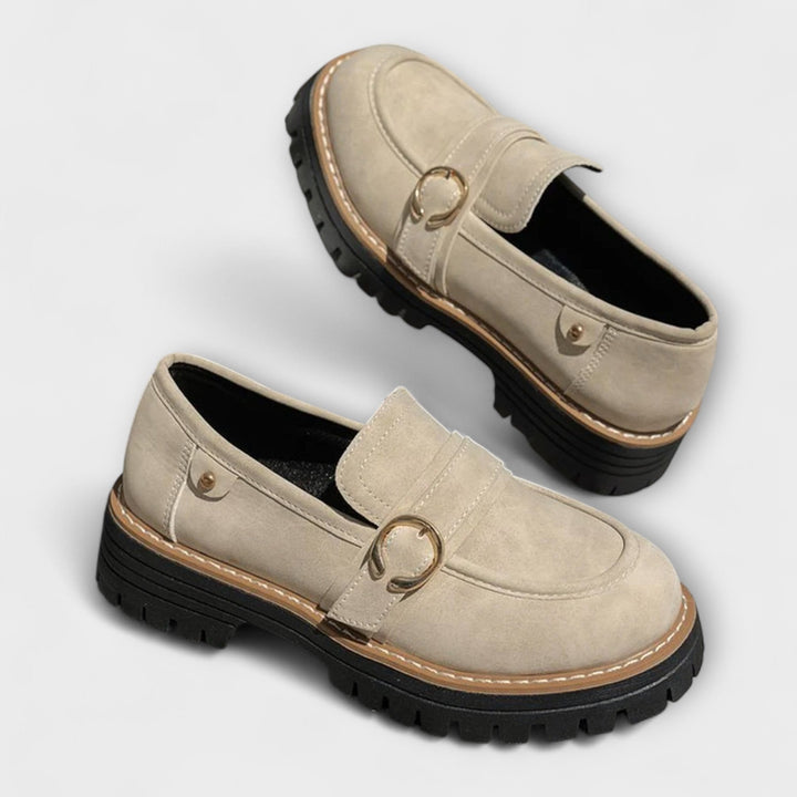 Lora – Casual Loafers mit runder Spitze