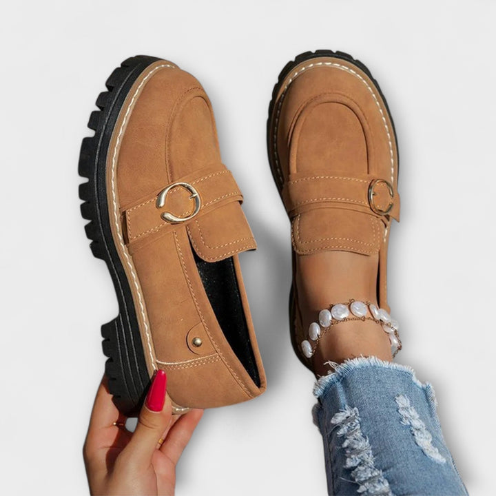 Lora – Casual Loafers mit runder Spitze