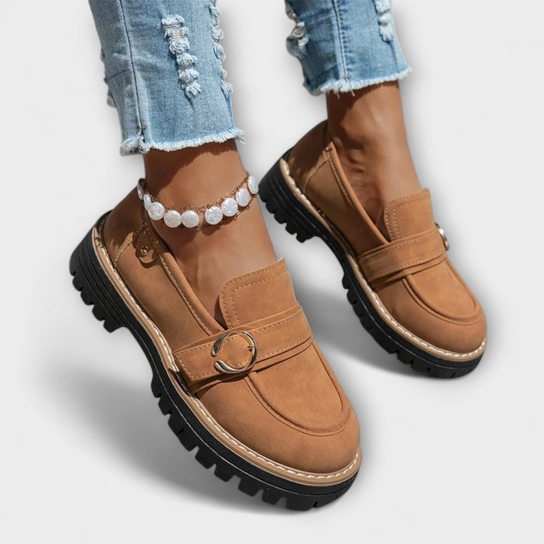 Lora – Casual Loafers mit runder Spitze