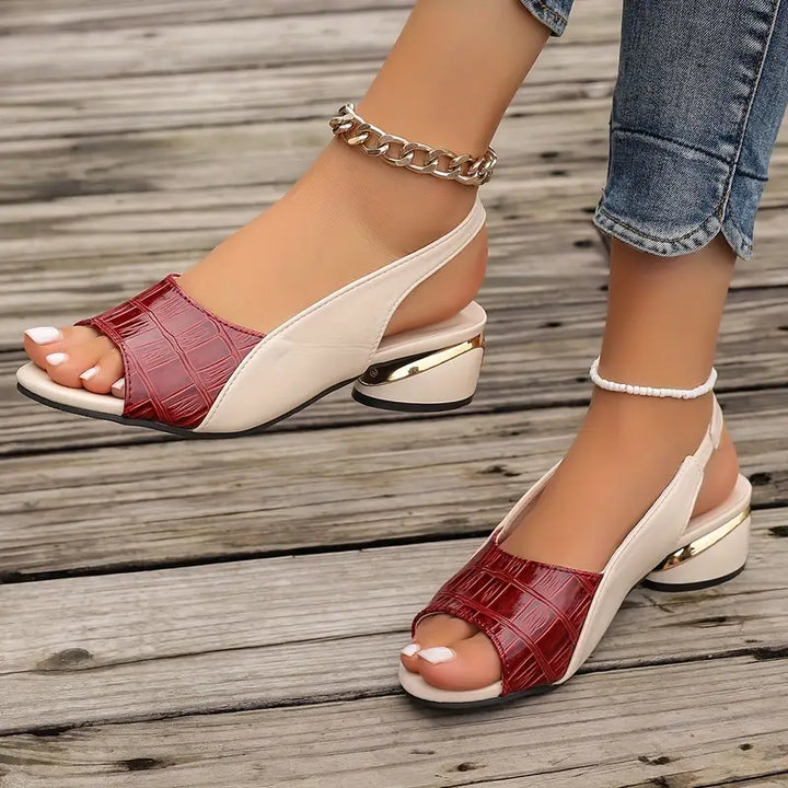 Whitney™ | Elegante Ledersandalen