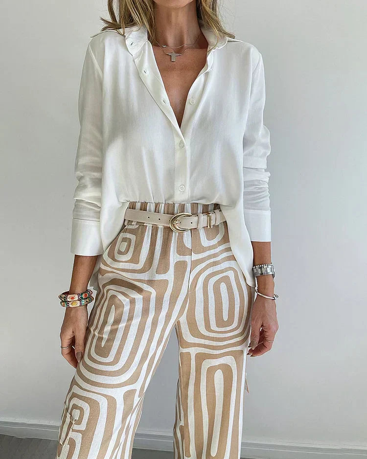 Olivia - Stylisches Zweiteilige-Set (Geschenk: GRATIS Gürtel)