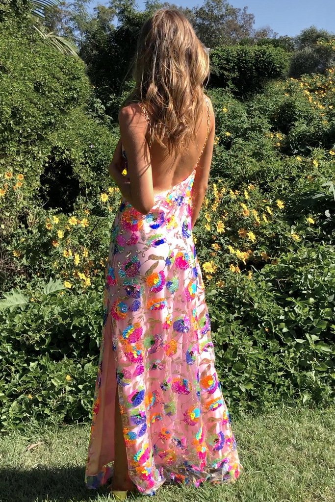 Penelope ™ | Kleid mit Blumenschlitz