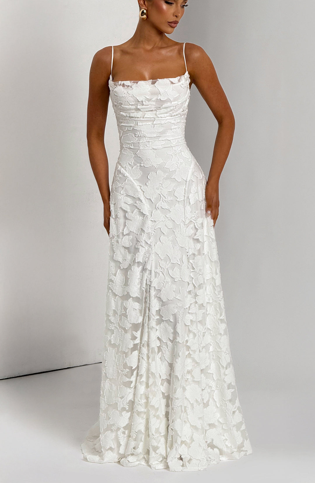 Hebe - Florales Maxikleid
