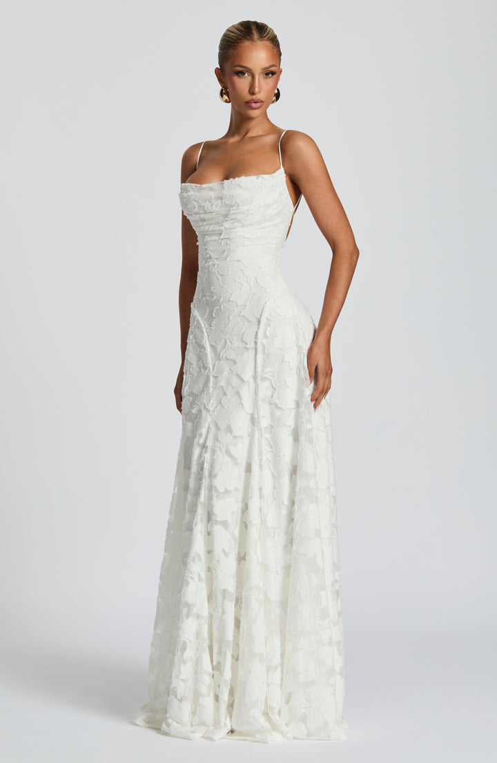 Hebe - Florales Maxikleid