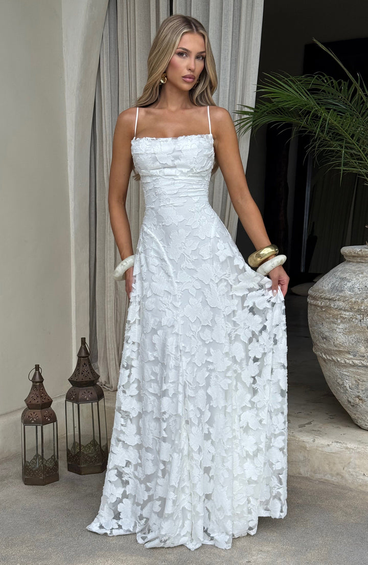 Hebe - Florales Maxikleid
