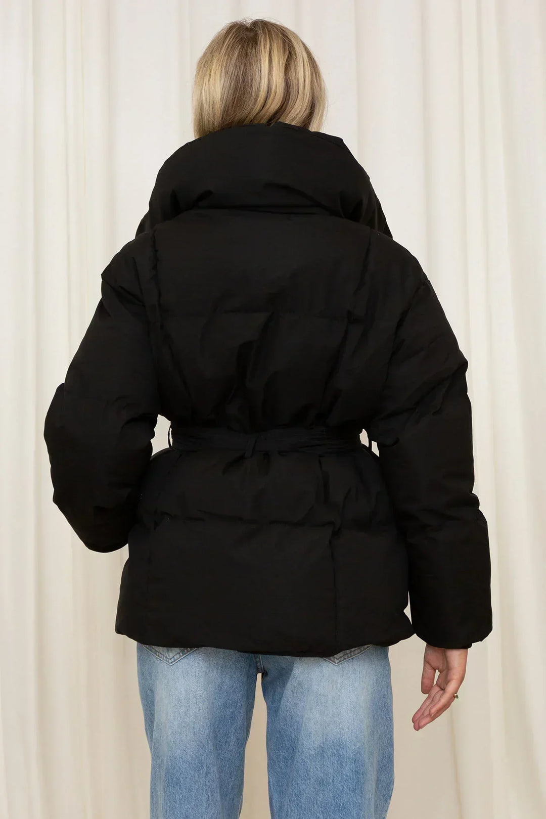 Julianna - Gesteppte Luxusjacke mit Gürtel