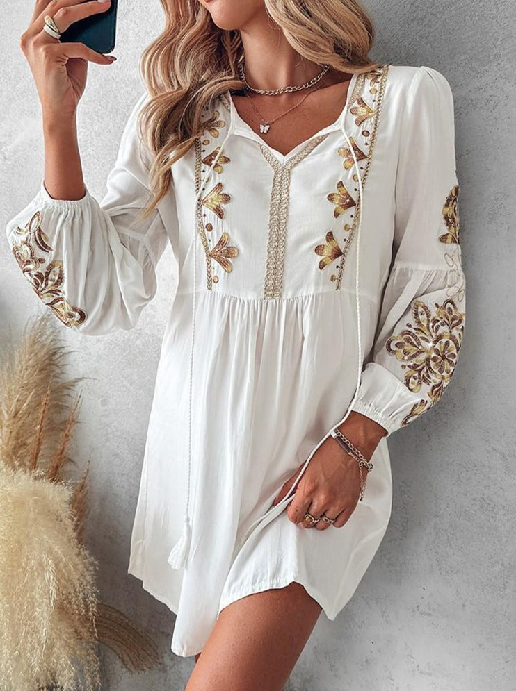 Velissa - Damen Boho Kleid