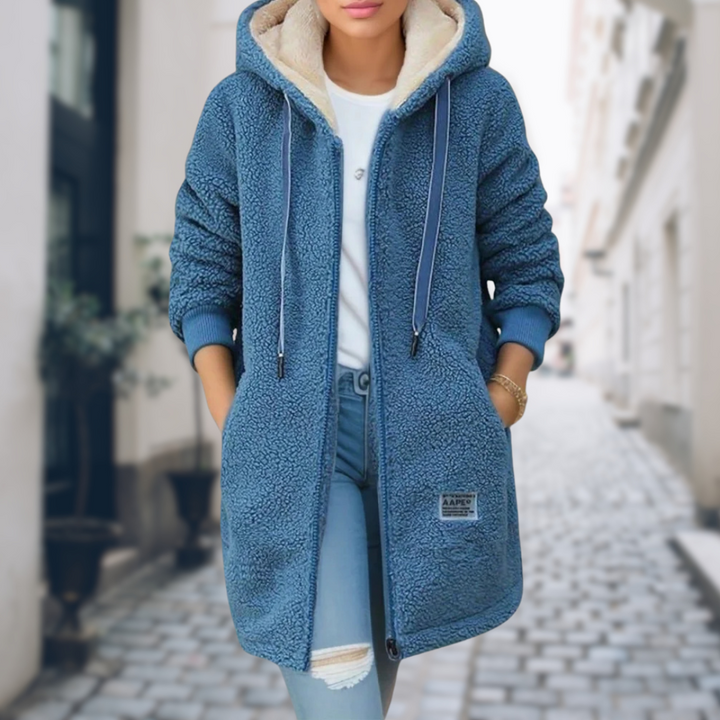 Glenda - Fleecejacke mit Kapuze