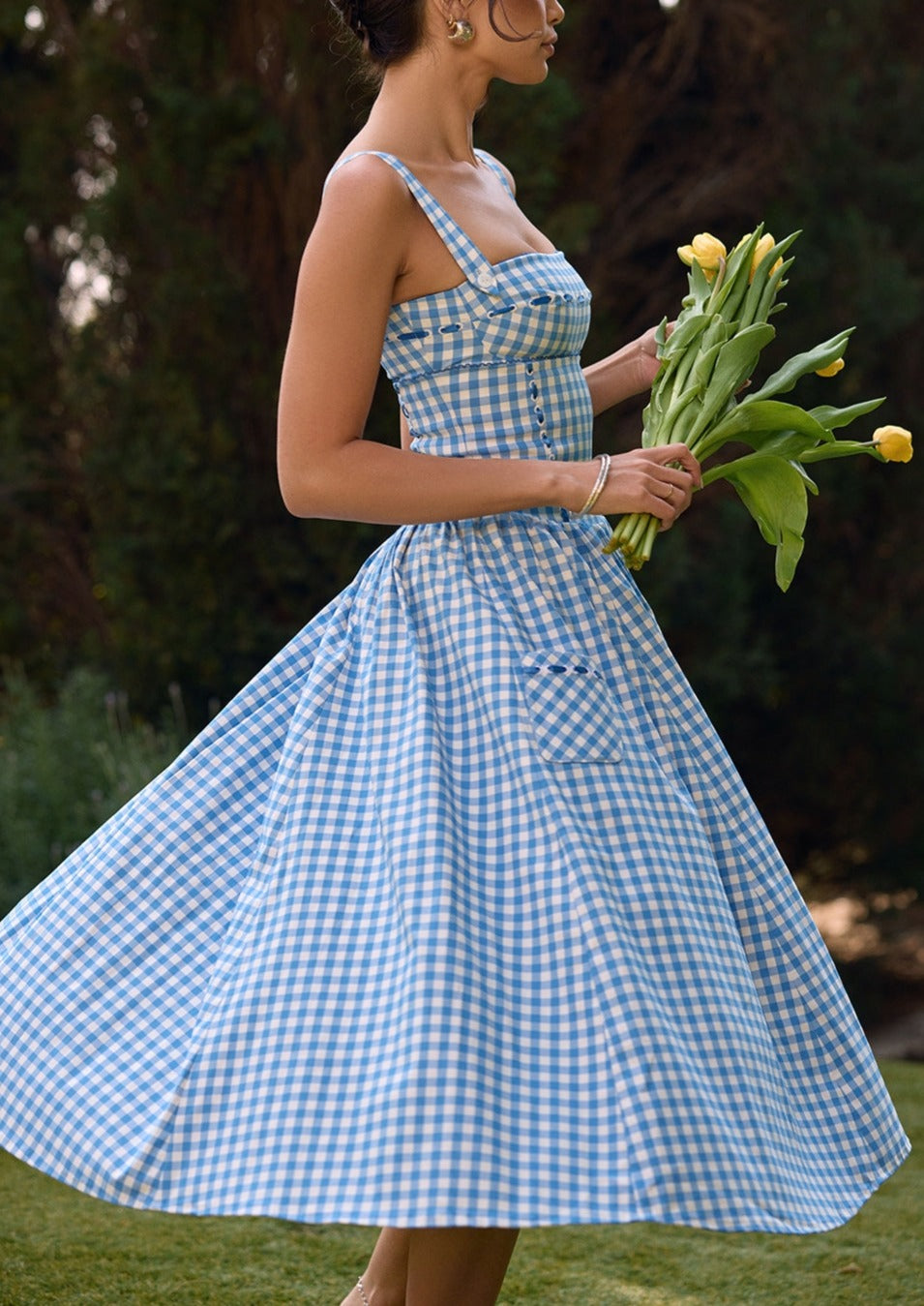Ariana | Ärmelloses Midi-Sommerkleid