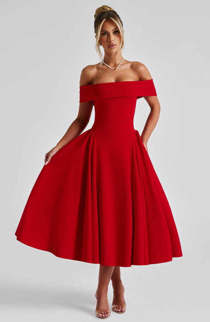 Nyx - Mühelos elegantes Midikleid