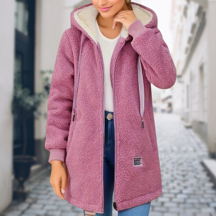 Glenda - Fleecejacke mit Kapuze