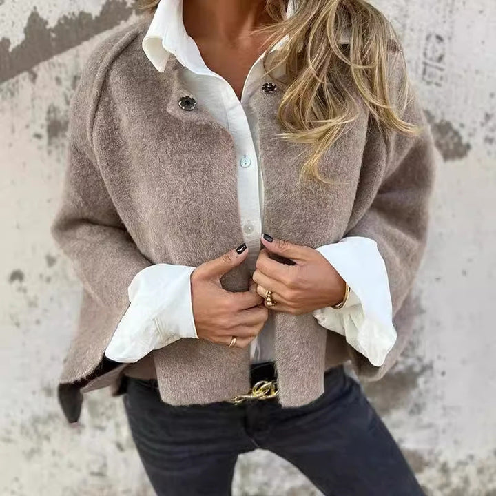 Cecila - Lockere Kaschmirjacke