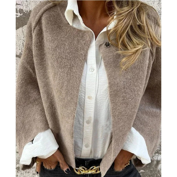 Cecila - Lockere Kaschmirjacke