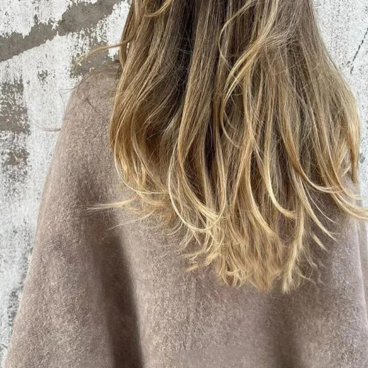 Cecila - Lockere Kaschmirjacke