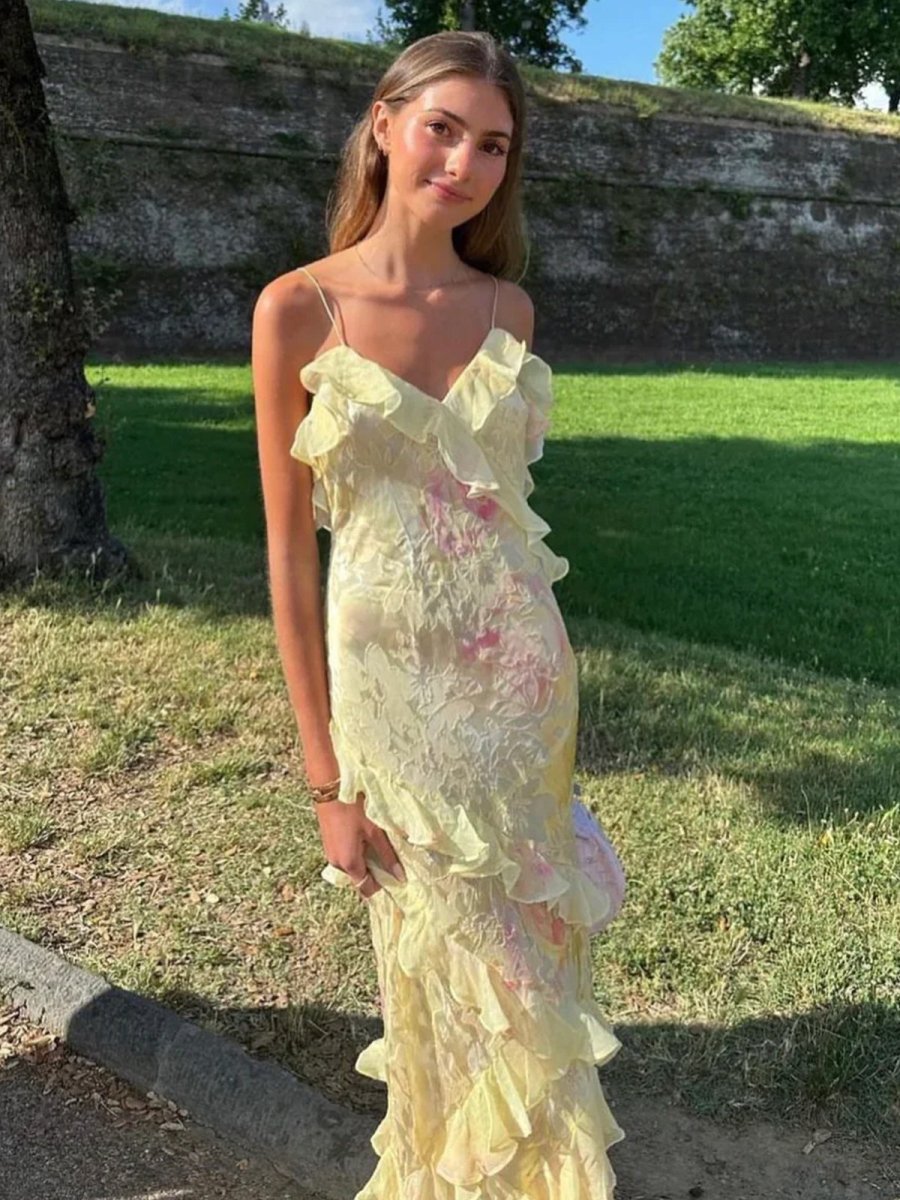 Cassidy | Bezauberndes Rüschenkleid