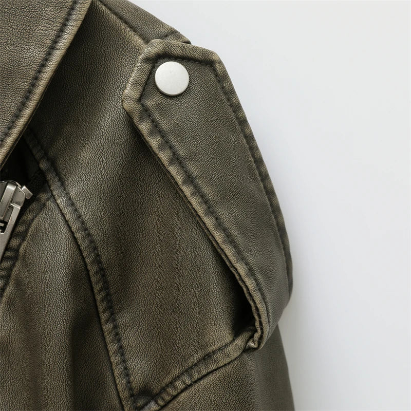 Alva - Leather Jacke