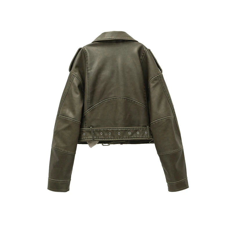 Alva - Leather Jacke